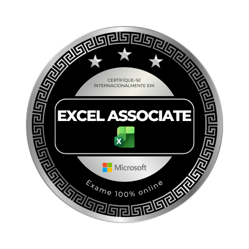 Certificado Especialista em Microsoft Office: Excel Associate (Aplicativos Microsoft 365)