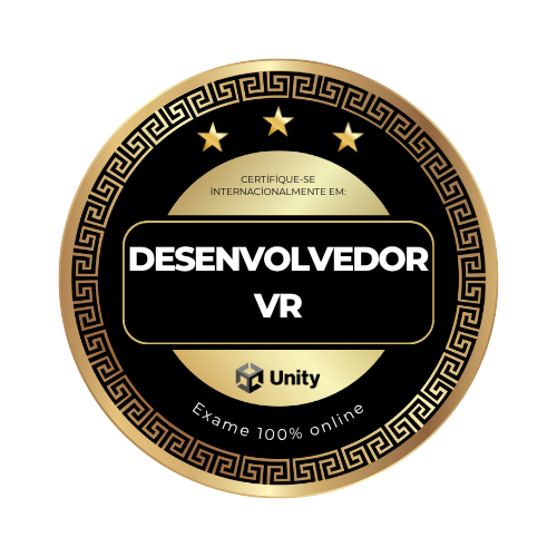 Usuário certificado pela Unity: Desenvolvedor VR