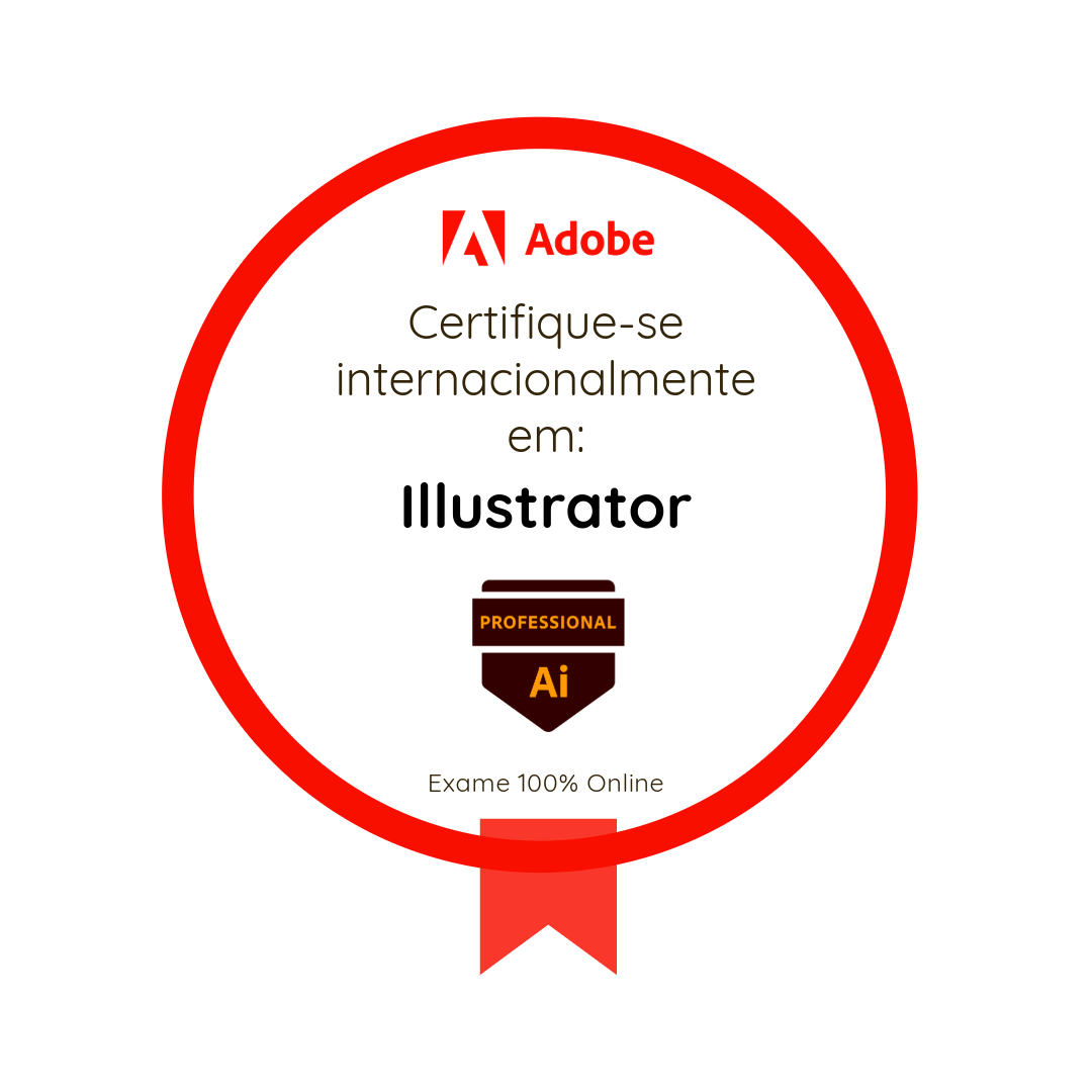 Certificação em design gráfico e ilustração usando Adobe Illustrator