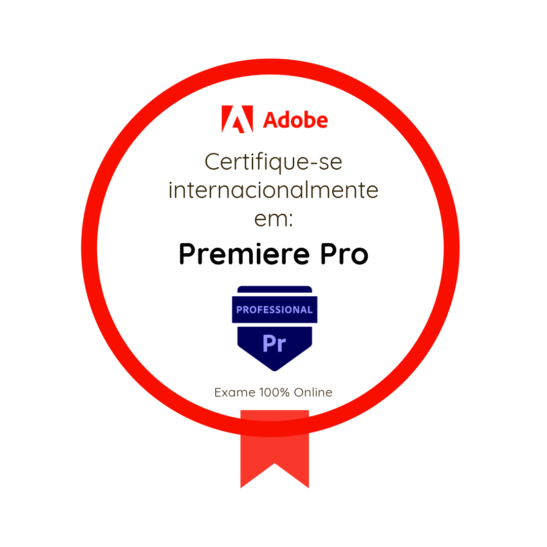 Certificação em vídeo digital usando Adobe Premiere Pro