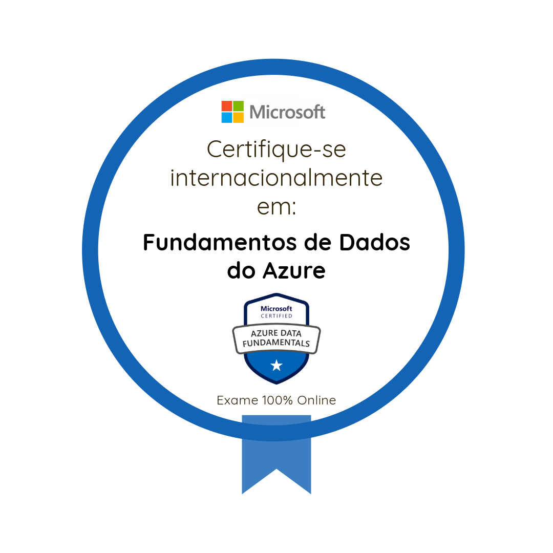 Certificado pela Microsoft: Fundamentos de Dados do Azure (DP-900)
