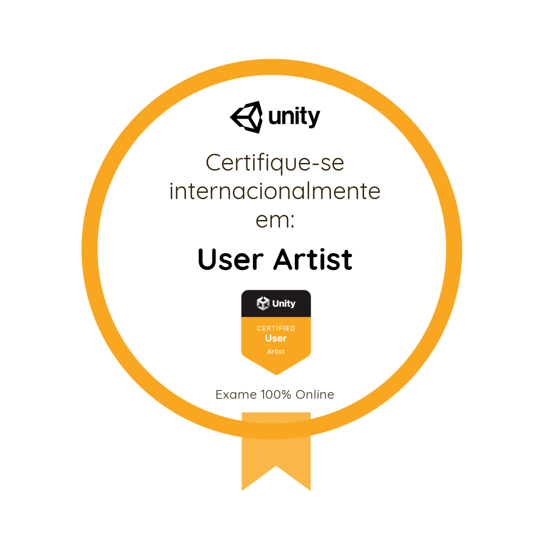 Usuário certificado da Unity: User Artist