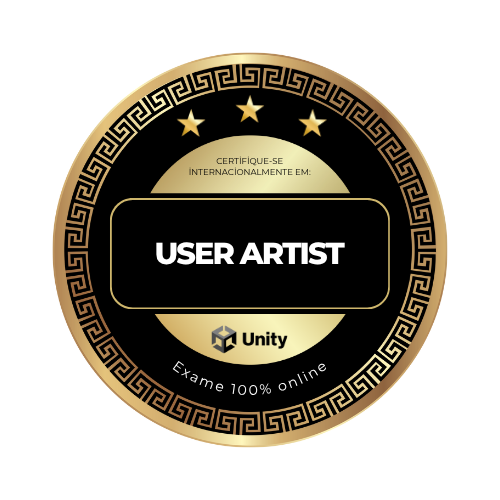 Usuário certificado da Unity: User Artist