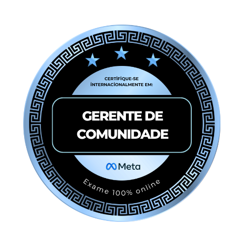 Exame para Gerente de Comunidade Certificado pela Meta