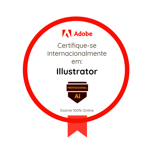 Certificação em design gráfico e ilustração usando Adobe Illustrator