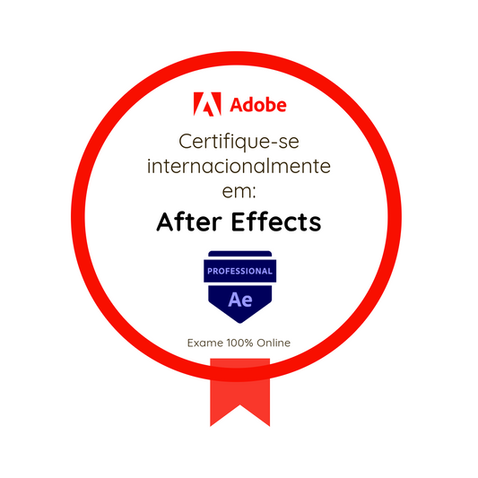 Certificação em efeitos visuais e motion graphics usando Adobe After Effects