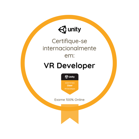 Usuário certificado pela Unity: Desenvolvedor VR